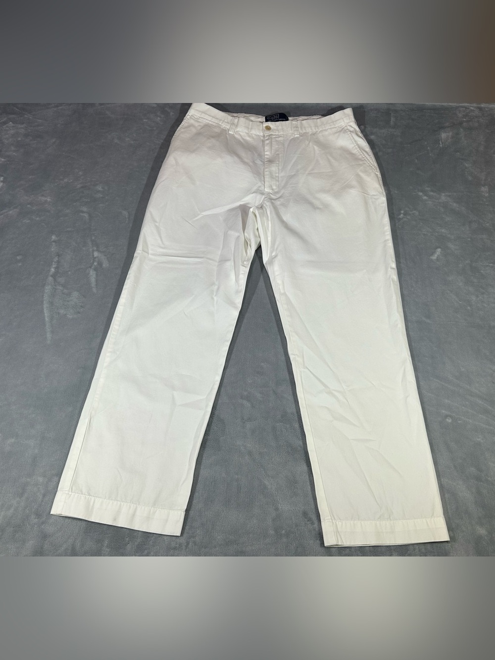Polo by Ralph Lauren Prospect Pant White Cotton Chino Pants Waist 36/30 Like New